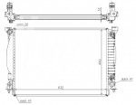 Радиатор двигателя Audi (ауди) A4 (8E2,8E5)