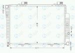 Радиатор двигателя Mercedes (мерседес) C (W202)