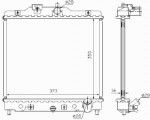 Радиатор двигателя Honda (хонда) Civic V (EJ9 EJ6 EK)