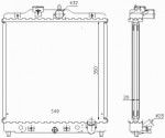 Радиатор двигателя Honda (хонда) Civic IV (EG,EH,EJ)