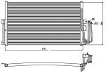 Радиатор кондиционера Opel (опель) Vectra B