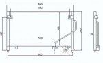 Радиатор кондиционера Mazda (мазда) 323 F (BA)