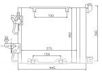 Радиатор кондиционера Opel (опель) Astra H